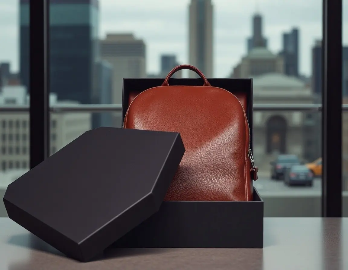 Hochwertiger Leder-Rucksack