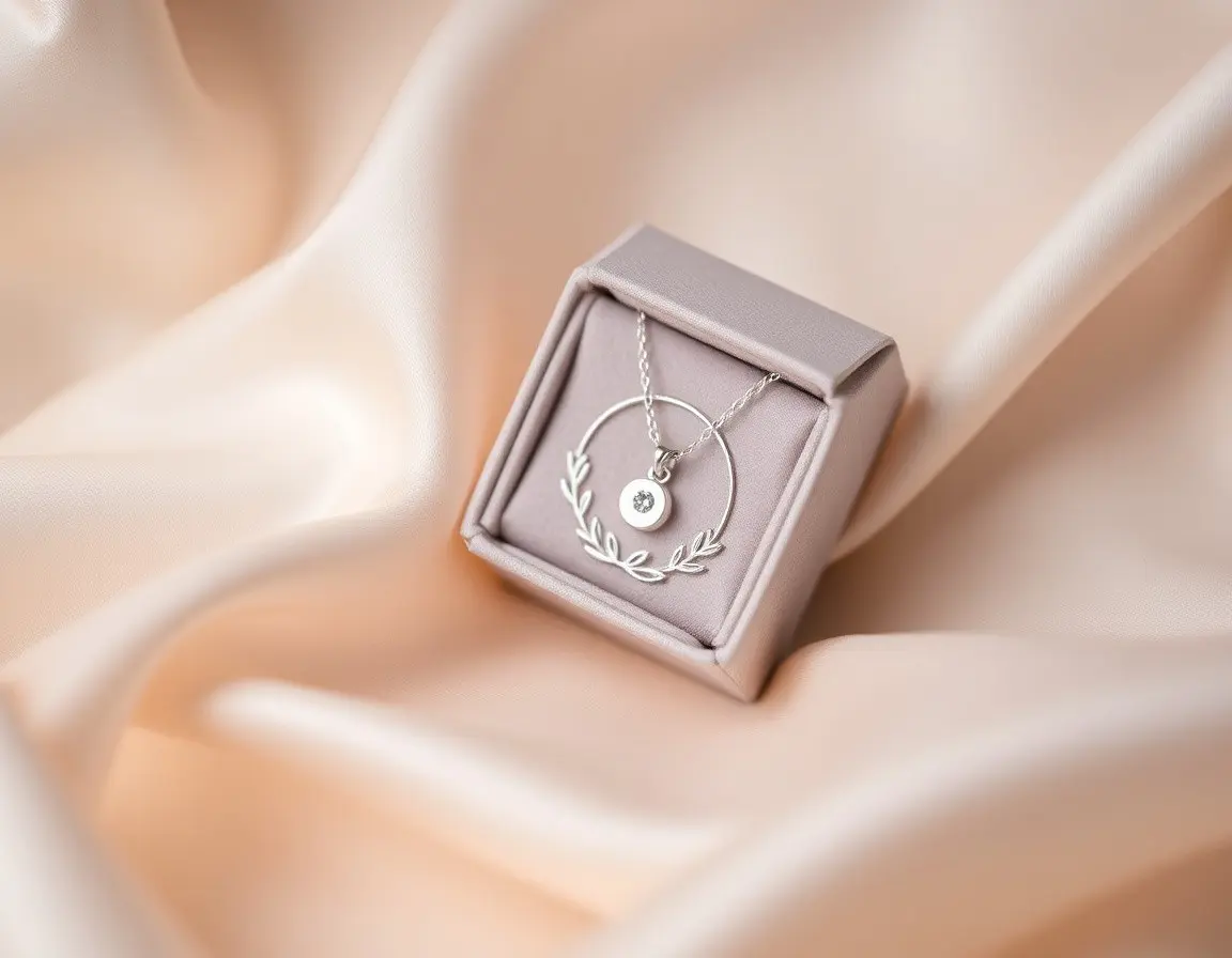 Sterling Silver Delicate Pendant Necklace