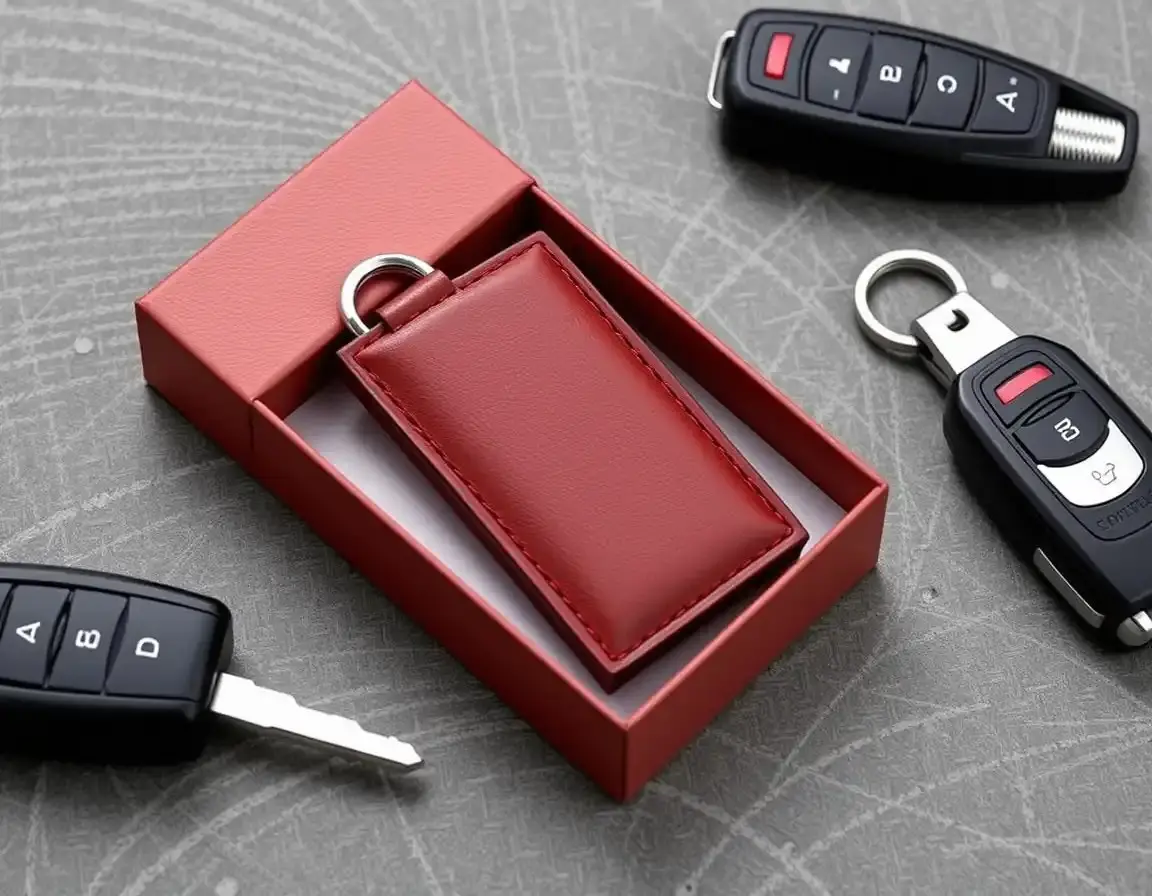 Hochwertiger Leder Schlüssel Organizer