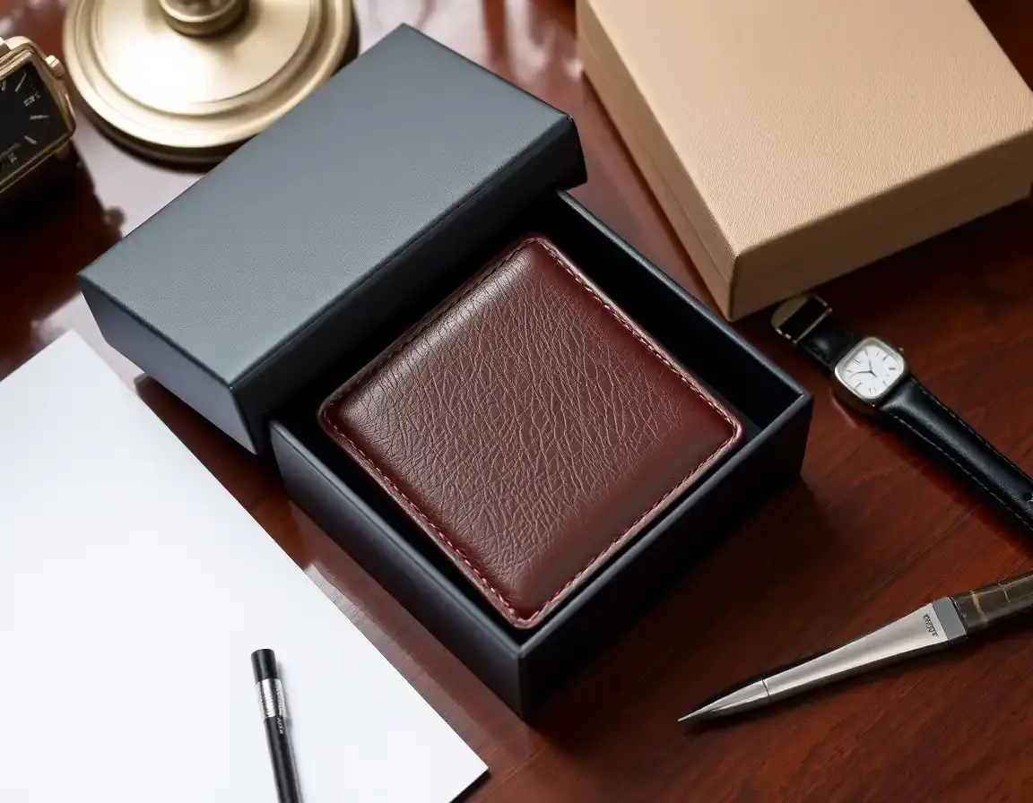 Echtes Leder Portemonnaie