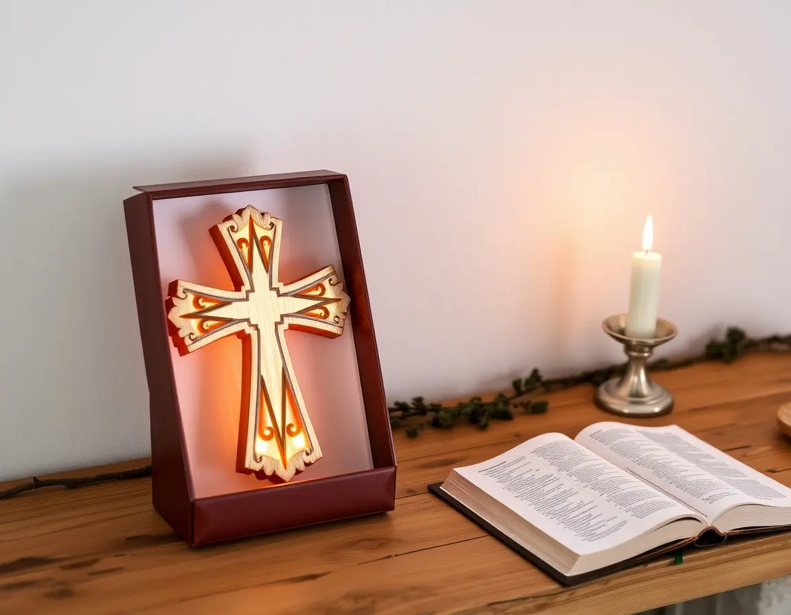 Dekorative Holzkreuz Wandkunst