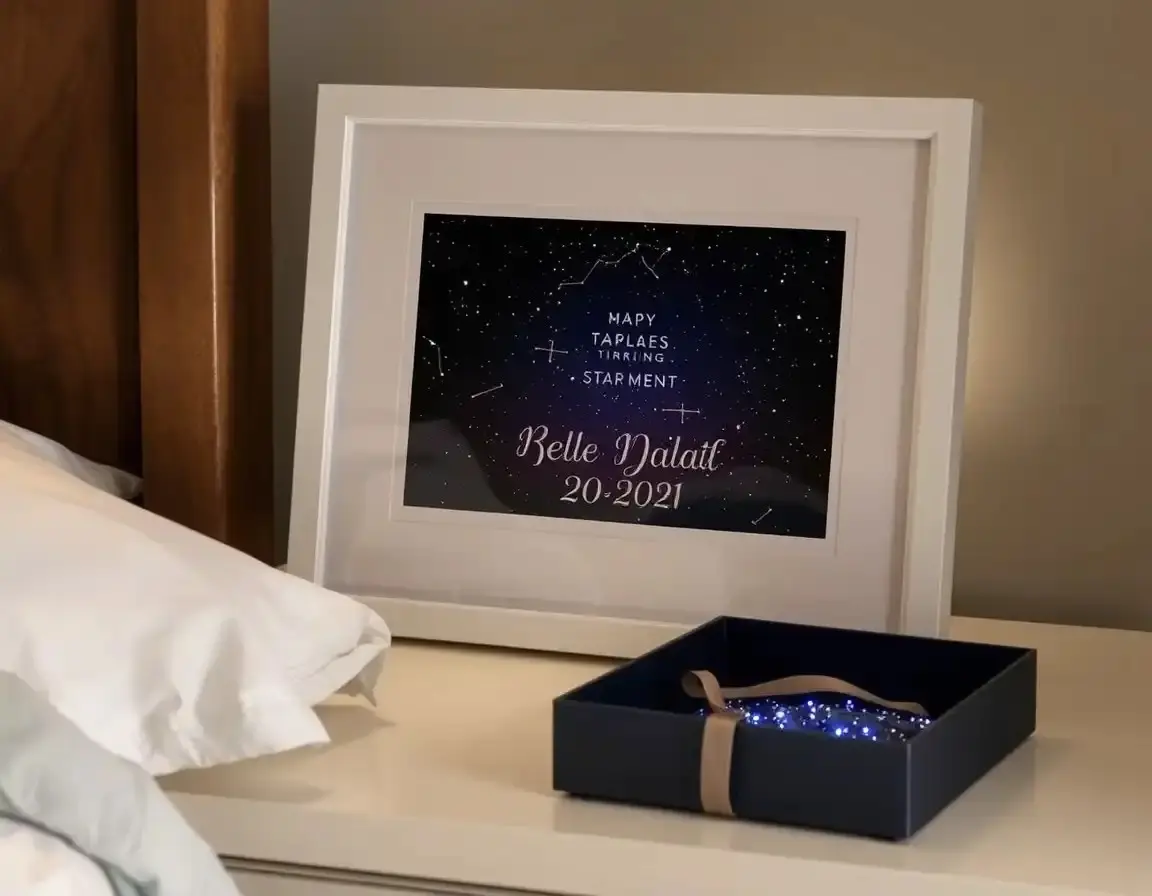 Personalisierter Sternenhimmel-Druck