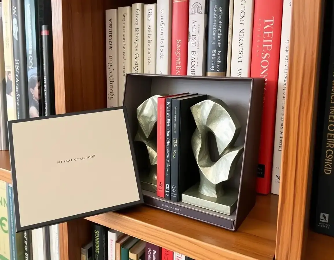 Skulpturale Buchstützen