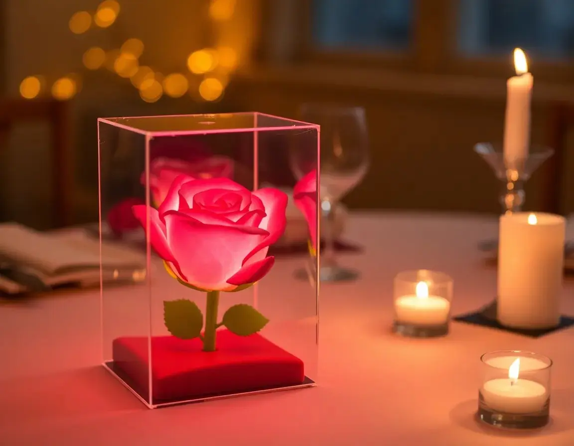 Designer LED Rosen Lampe