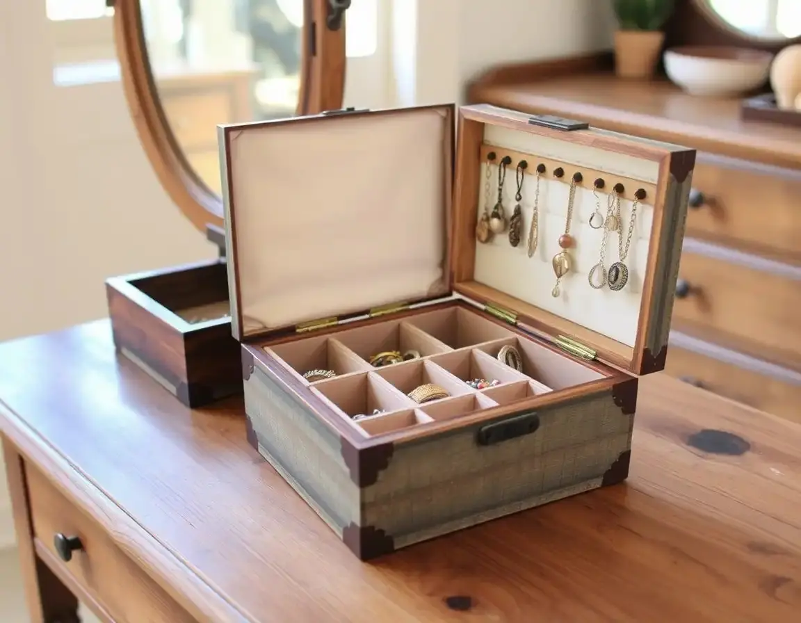 Handgefertigte Schmuckschatulle