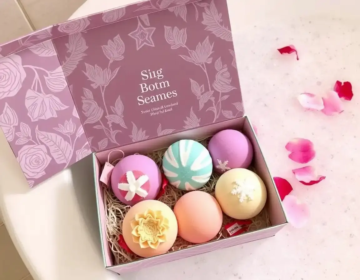 Luxus-Badebomben- und Dusch-Steamer-Geschenkset