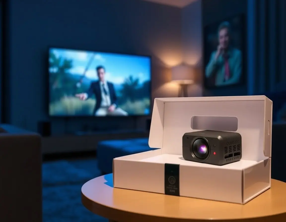 Mini-Projektor für Smartphone