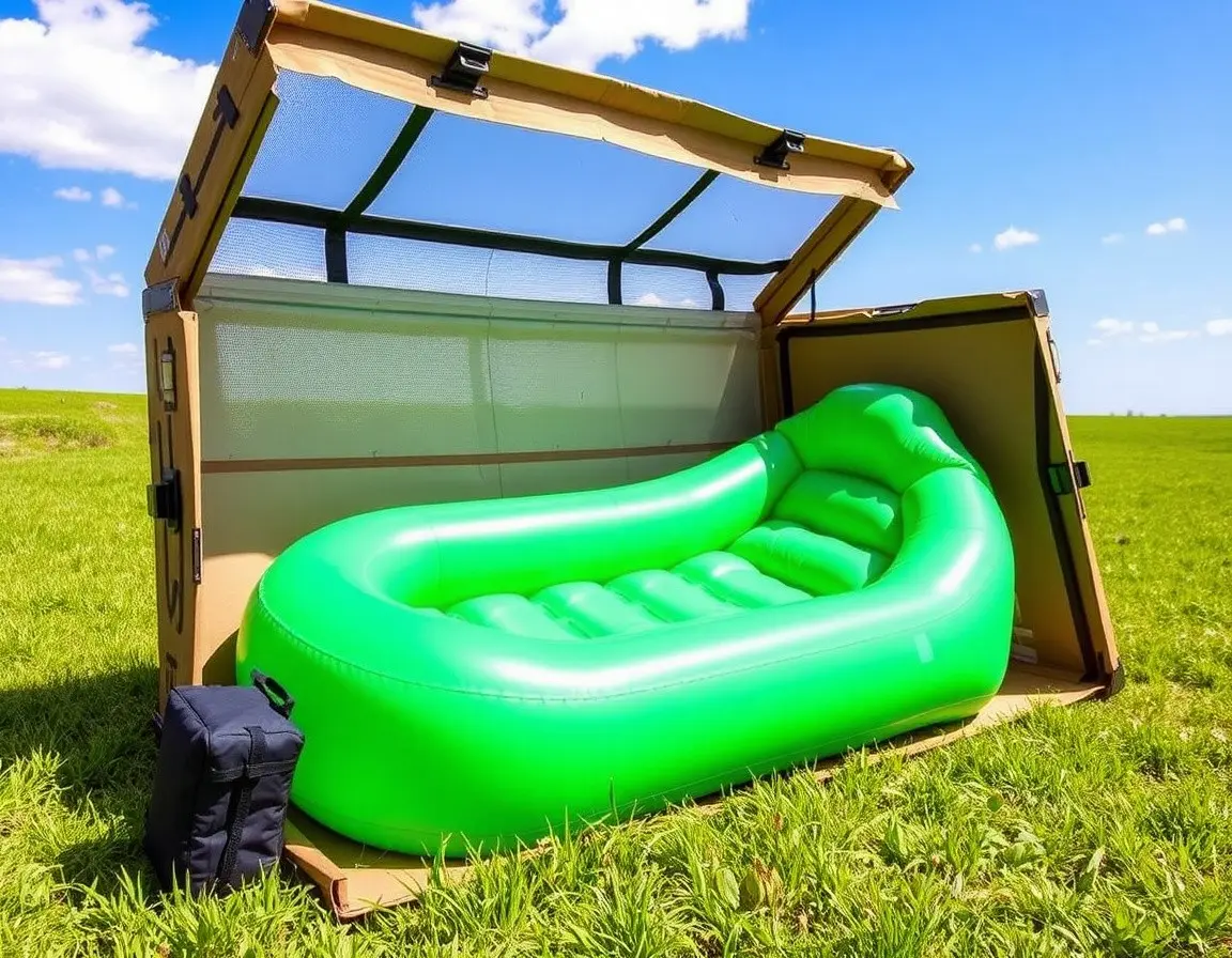 Durable Portable Inflatable Air Lounger Sofa
