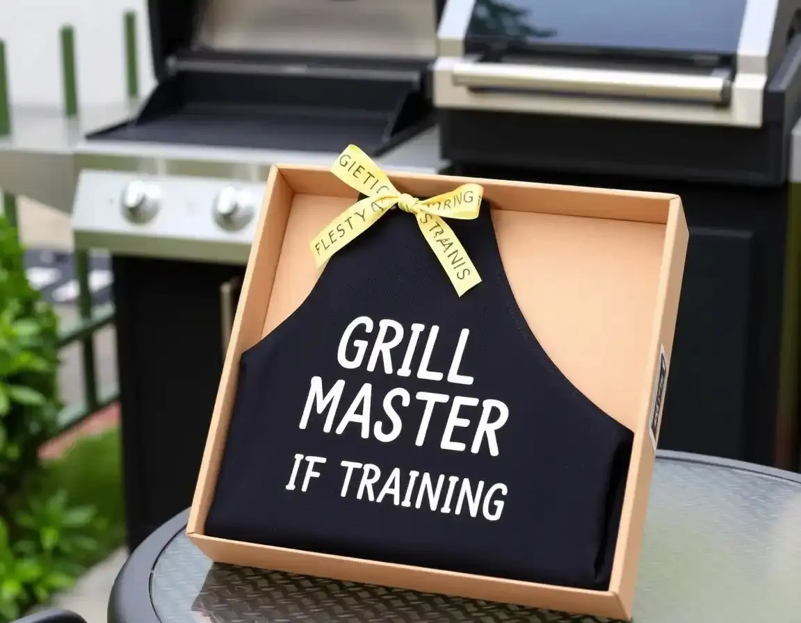Lustige Grillschürze 'Grill Master in Training'