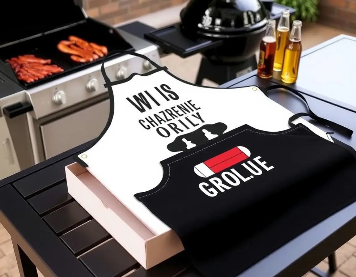 Witzige Grillschürze für Männer
