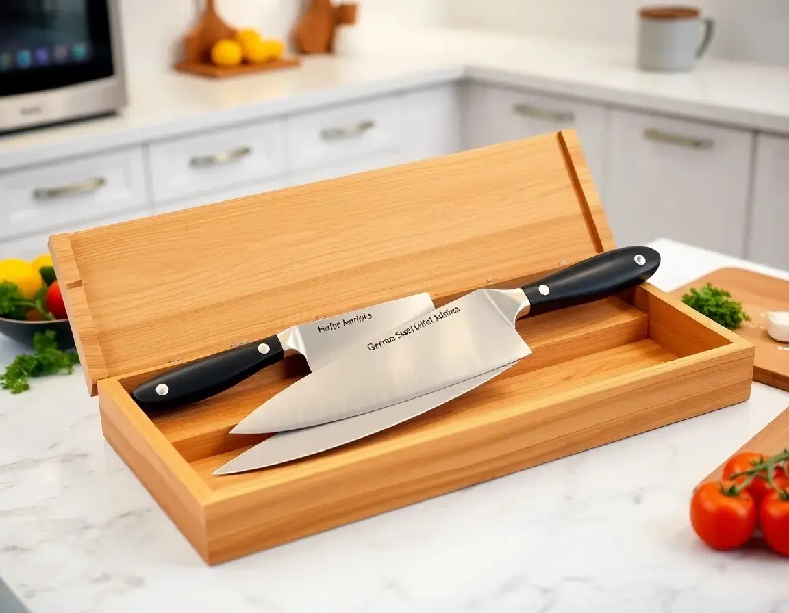 Professionelles deutsches Kochmesser-Set