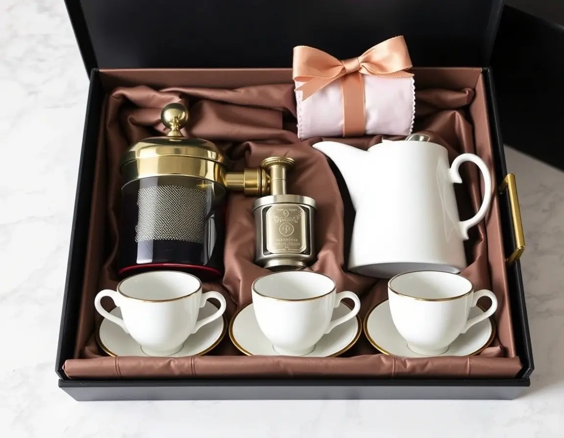 Gourmet Teekanne und Sieb-Set