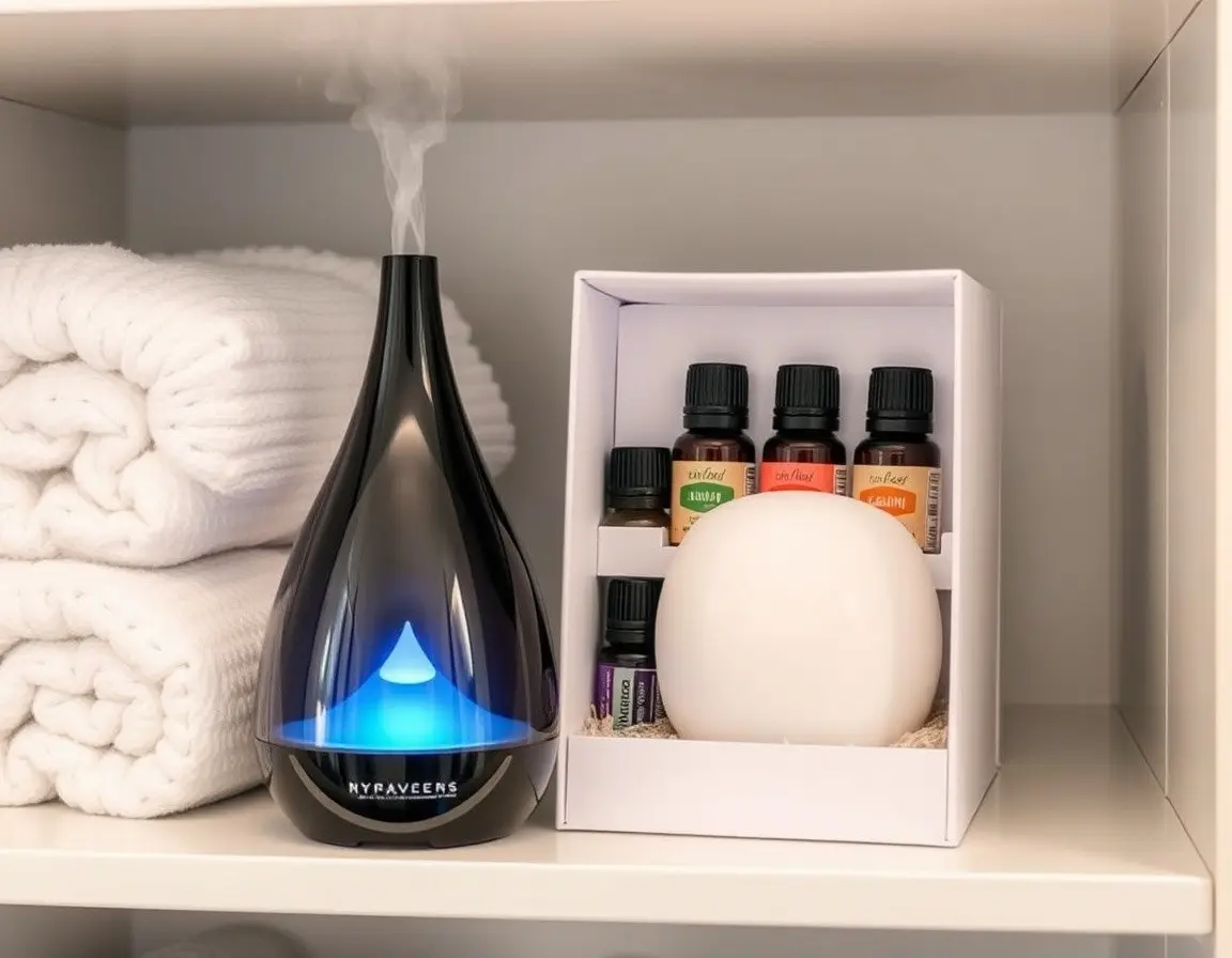 Aromatischer Diffusor mit ätherischen Ölen