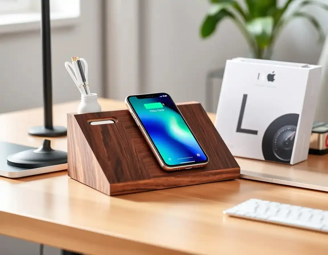 Schreibtisch-Organizer mit Wireless Charger
