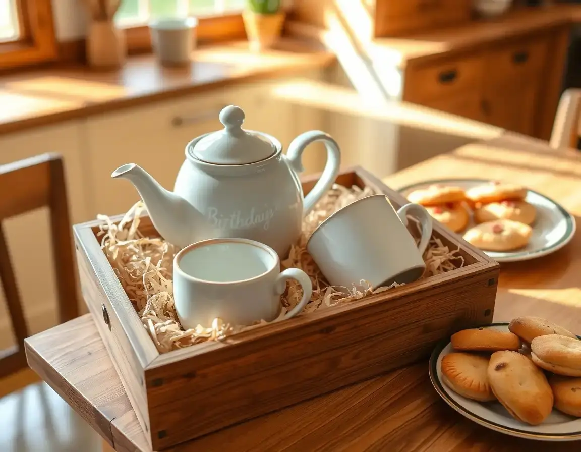 Elegantes Keramik-Teeservice