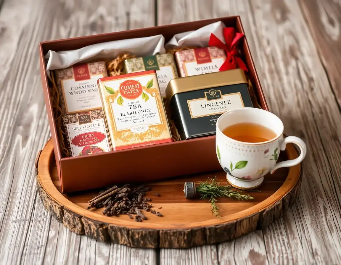 Premium Tee-Geschenkbox für genussvolle Mütter