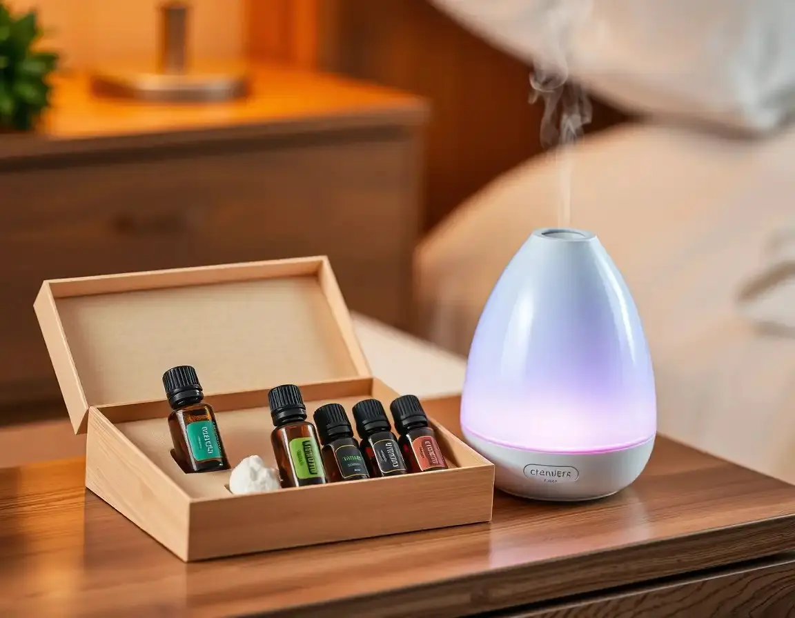 Aromatherapie Diffuser Set für Wellness