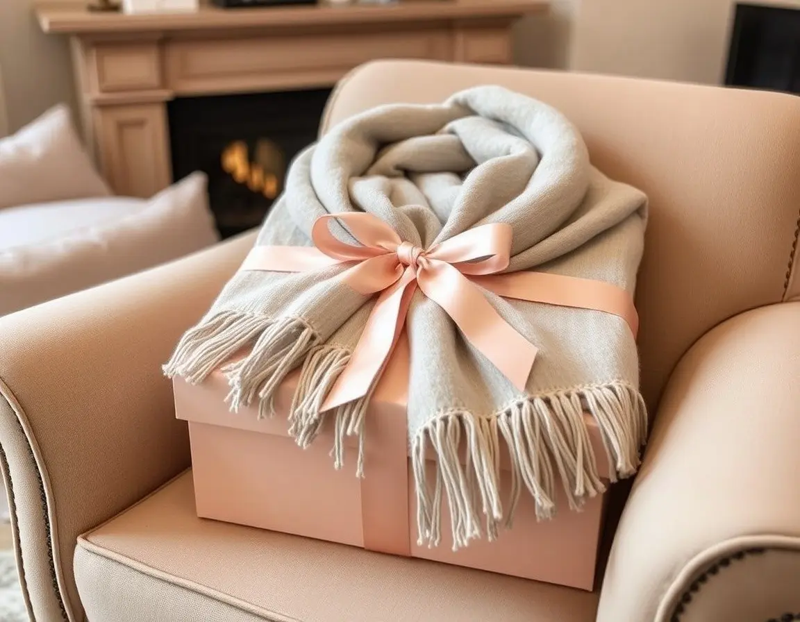 Kaschmir Schal als Luxus Geschenkidee