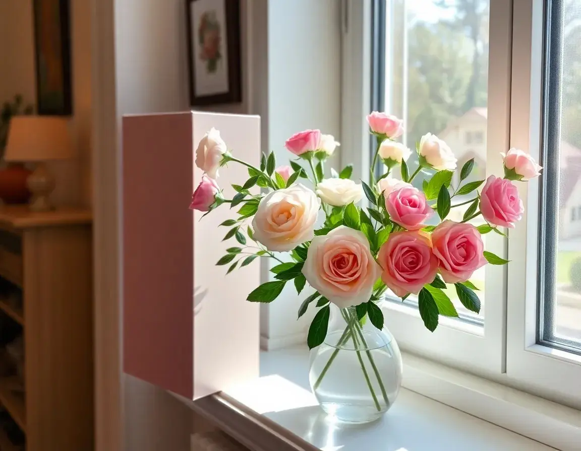 Elegantes Arrangement künstlicher Blumen