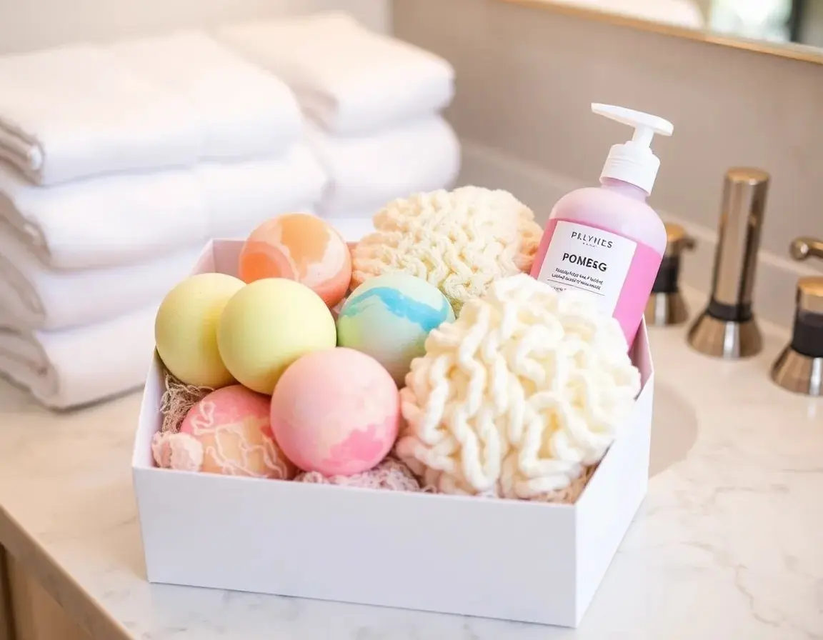 Spa Badebombe und Körperpflegeset