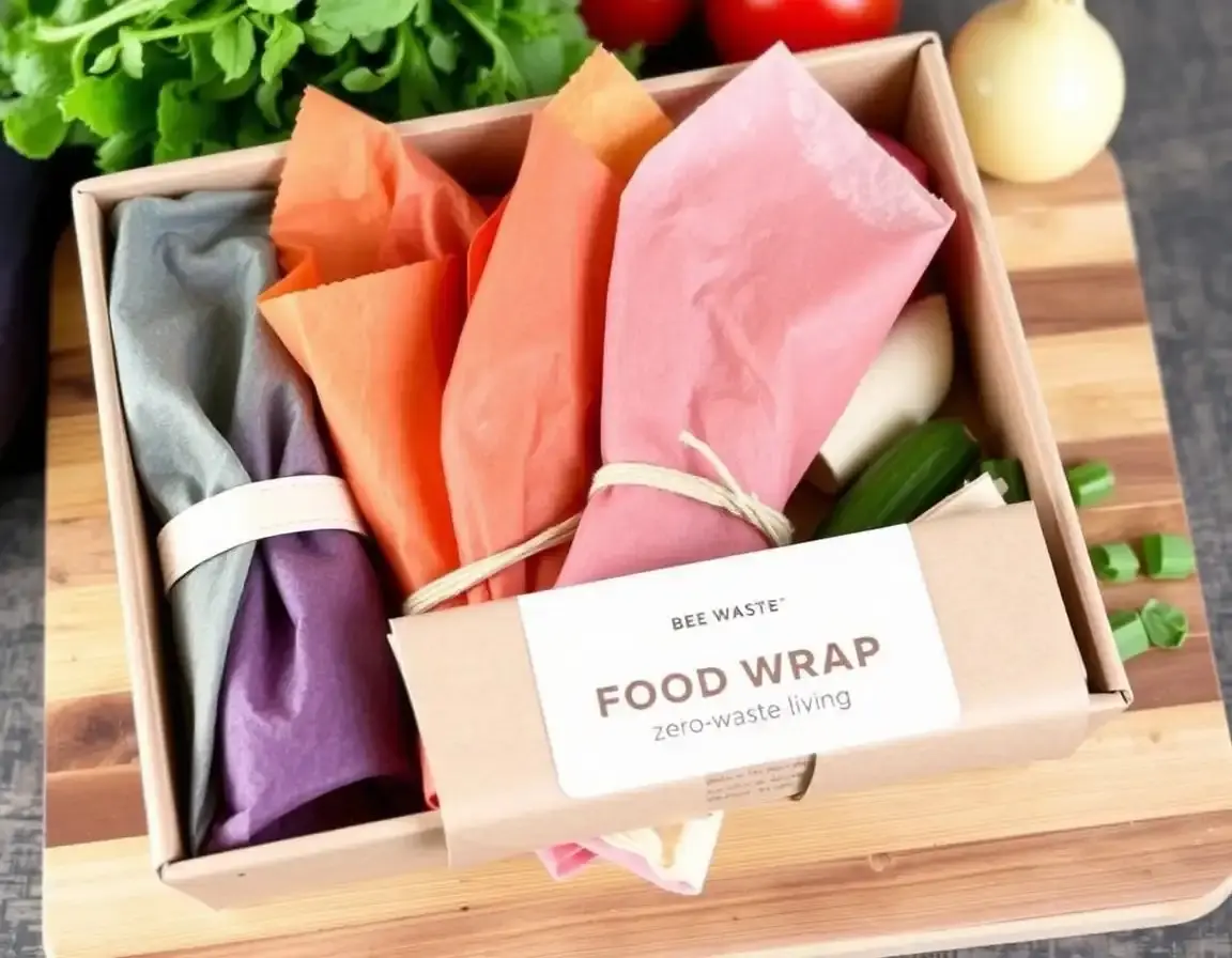 Natural Beeswax Food Wraps Kit