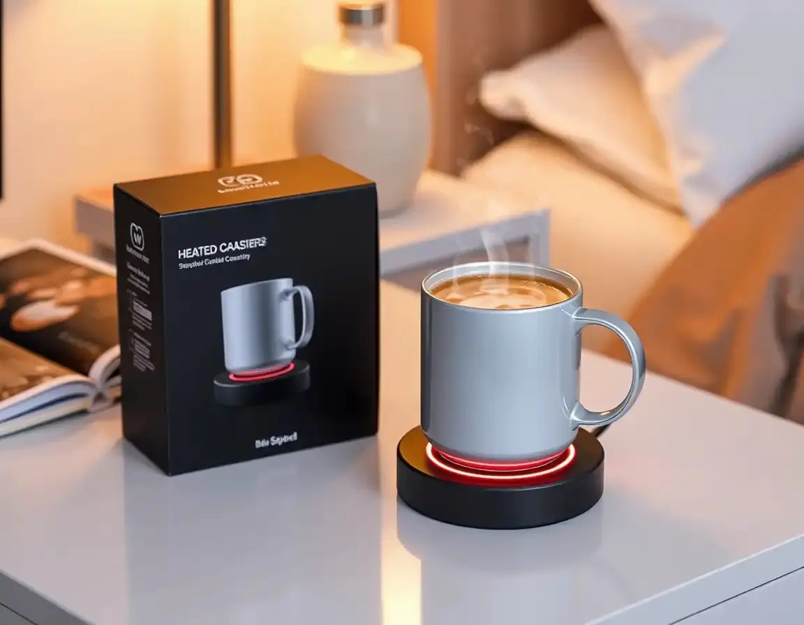 Heated Mug with Coaster