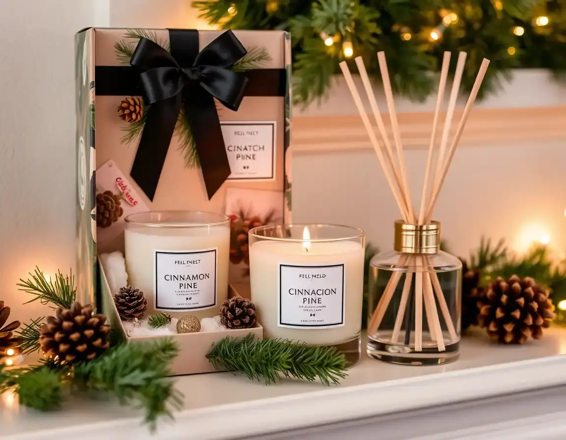 Winter Scented Candle & Diffuser Set