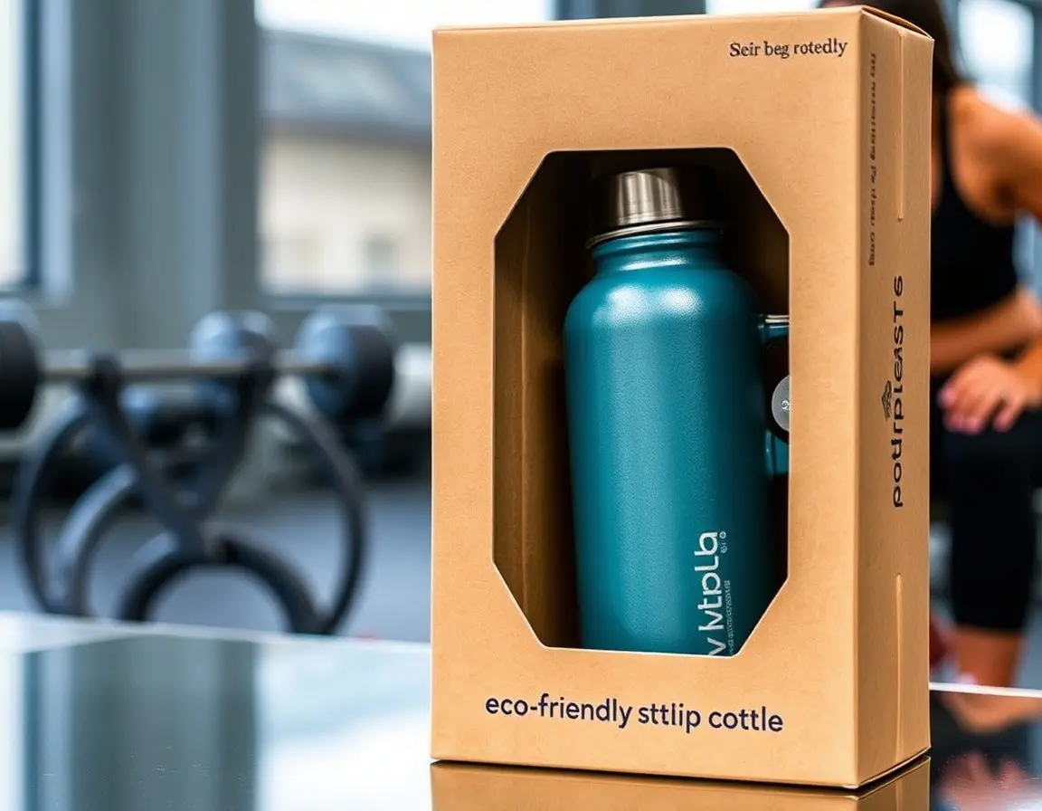 Isolierte Edelstahl-Trinkflasche