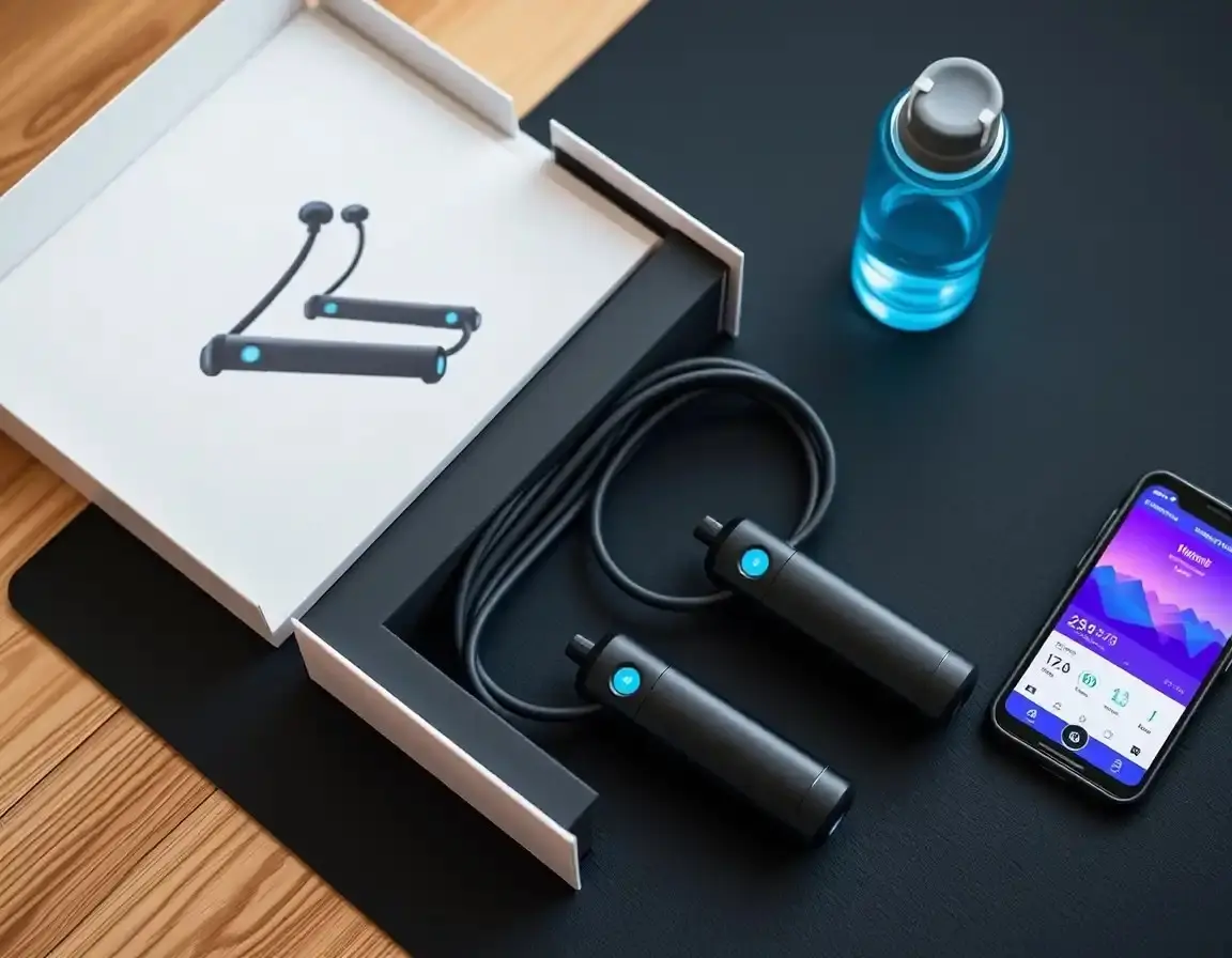 Smartes Springseil mit App-Anbindung