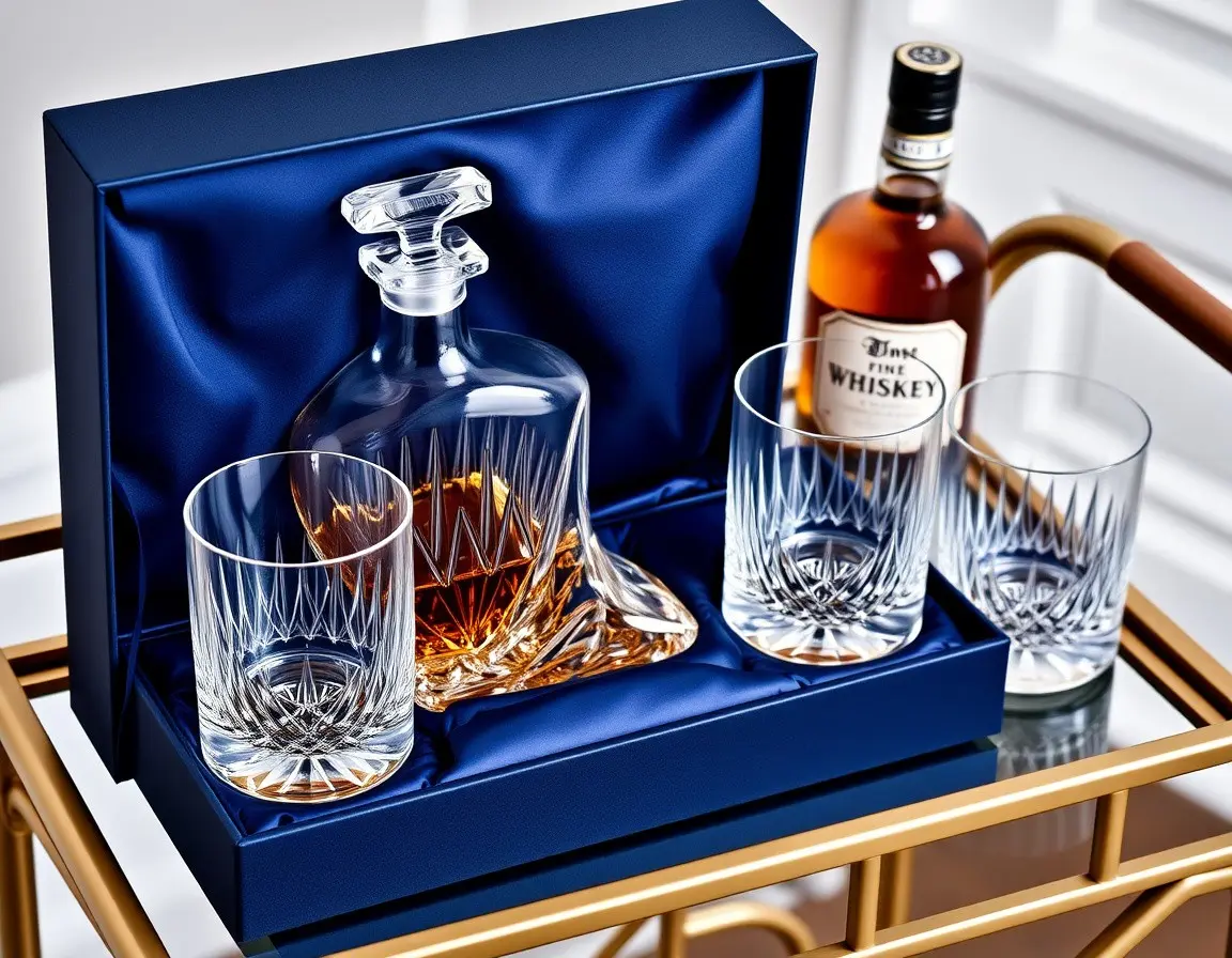Elegantes Whiskey-Karaffen-Set