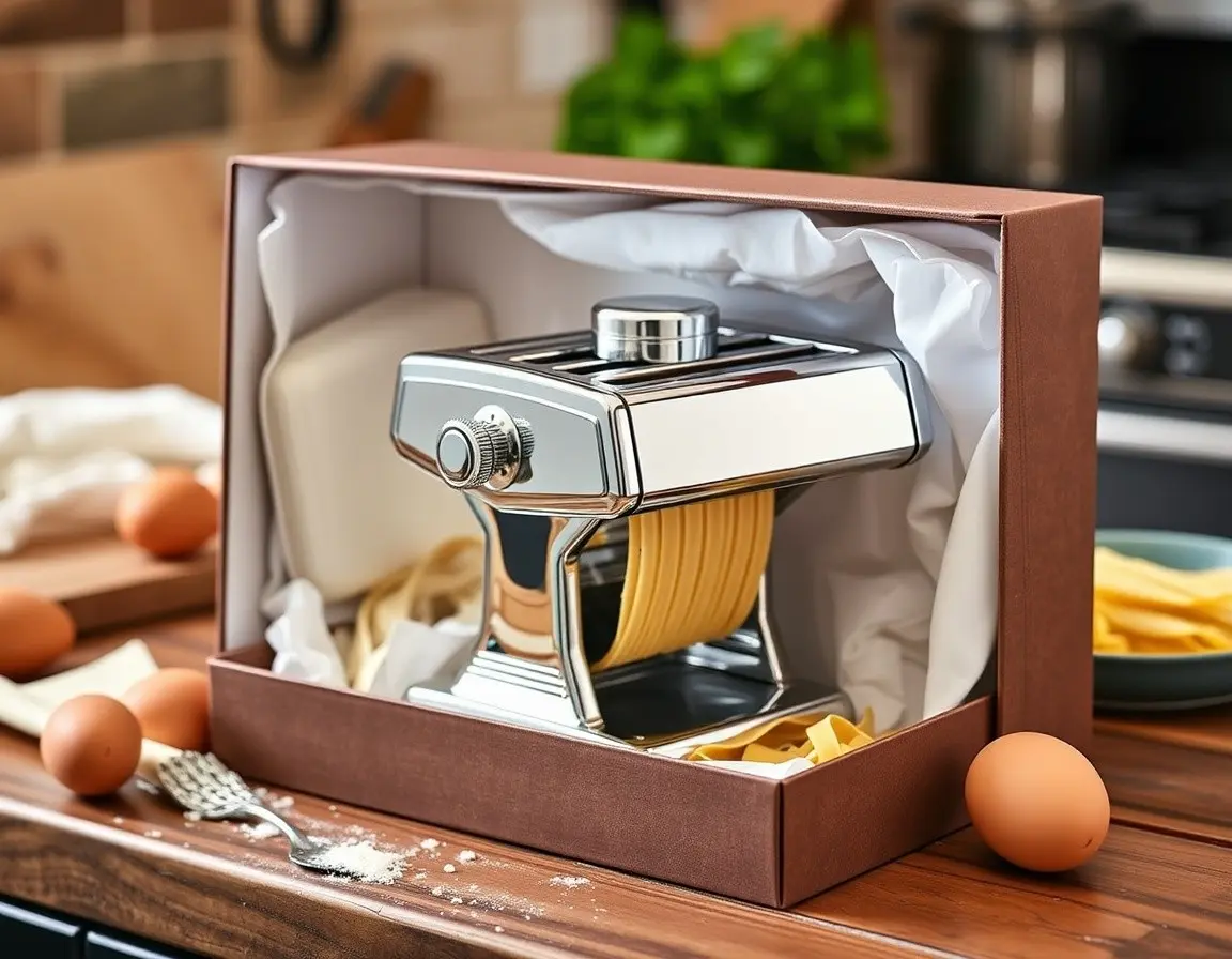 Paar Geschenke: Nudelmaschine für gemeinsame Kochabende