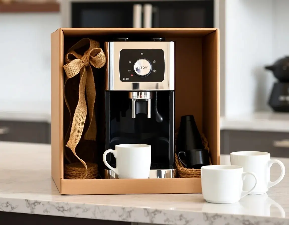 Gourmet Kaffeemaschine mit Milchschäumer