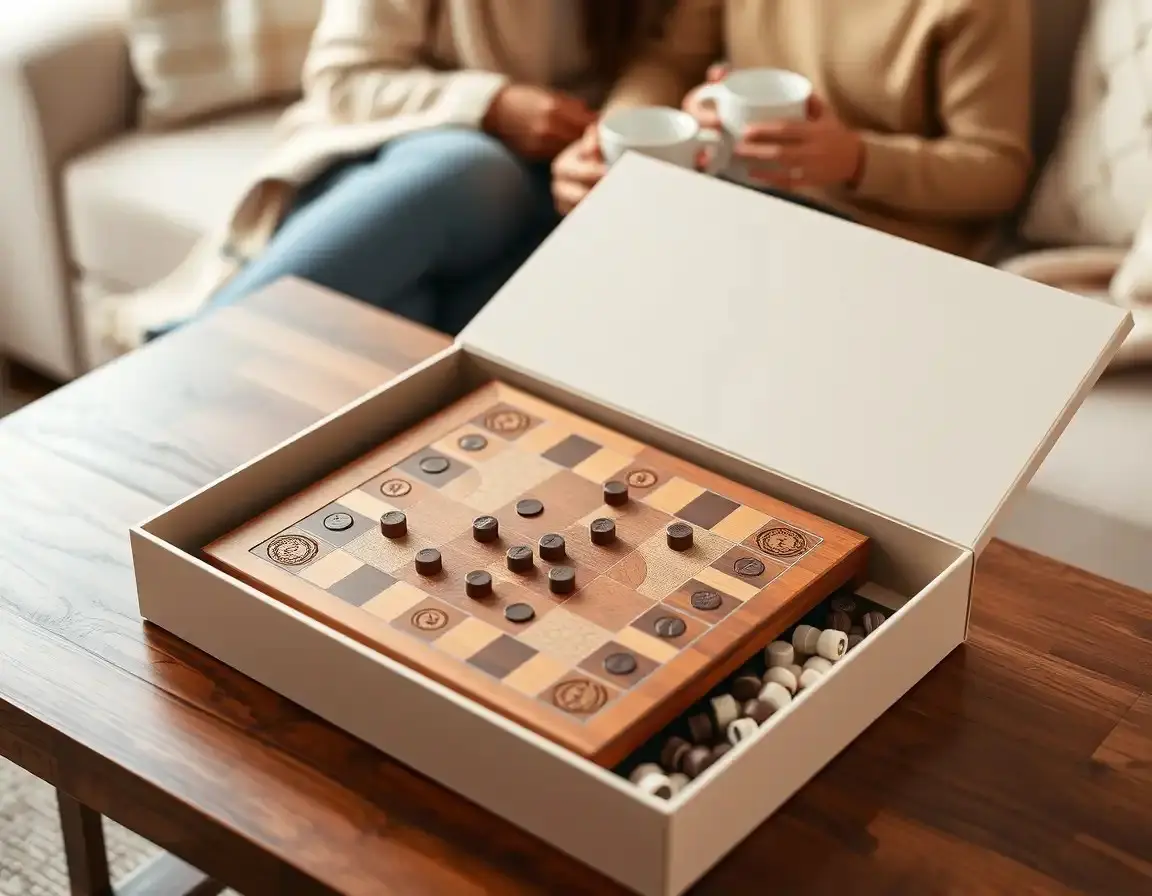 Holz-Brettspiel für Zwei