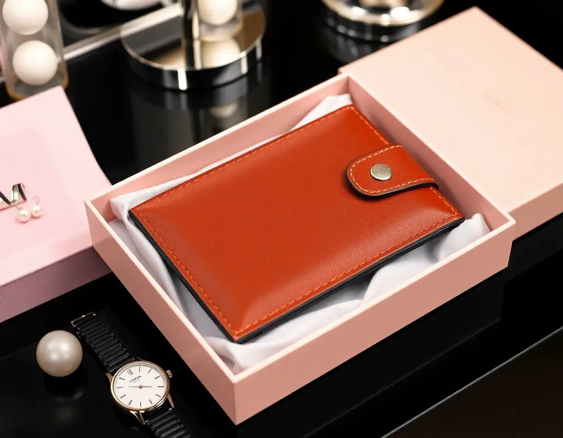 Elegantes Echtleder Portemonnaie