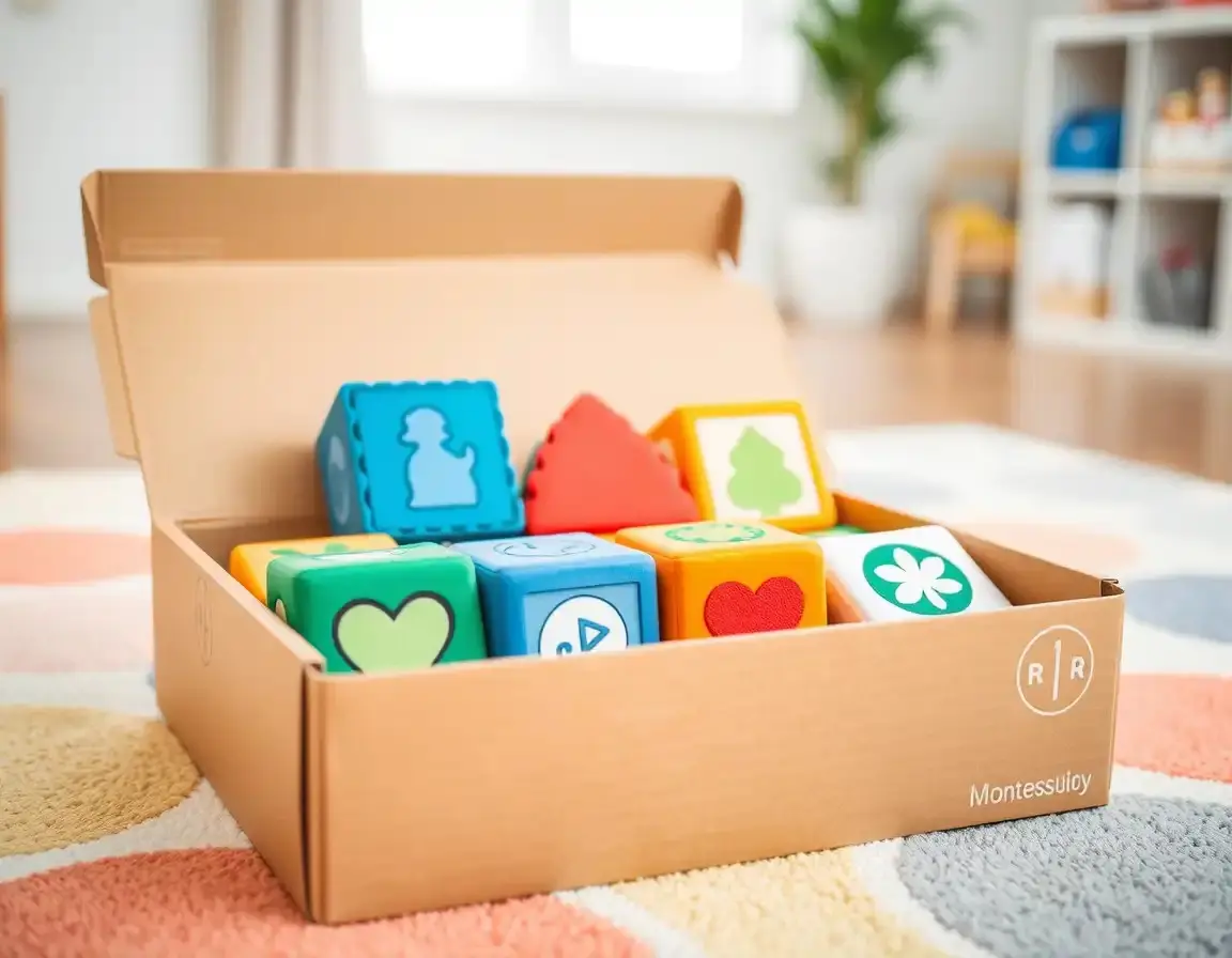 Montessori Soft Sensory Learning Blocks