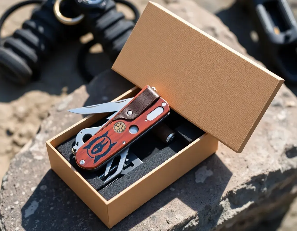 Graviertes Multi-Tool Messer