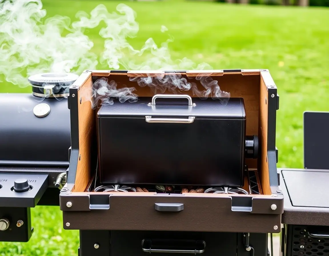 Profi BBQ Räucherbox für Grill-Fans