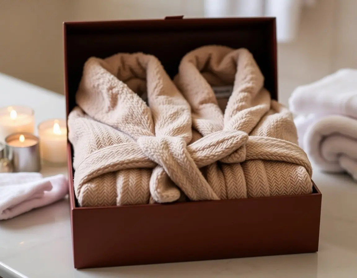 Luxuriöses Spa Bademantel-Set für Paare