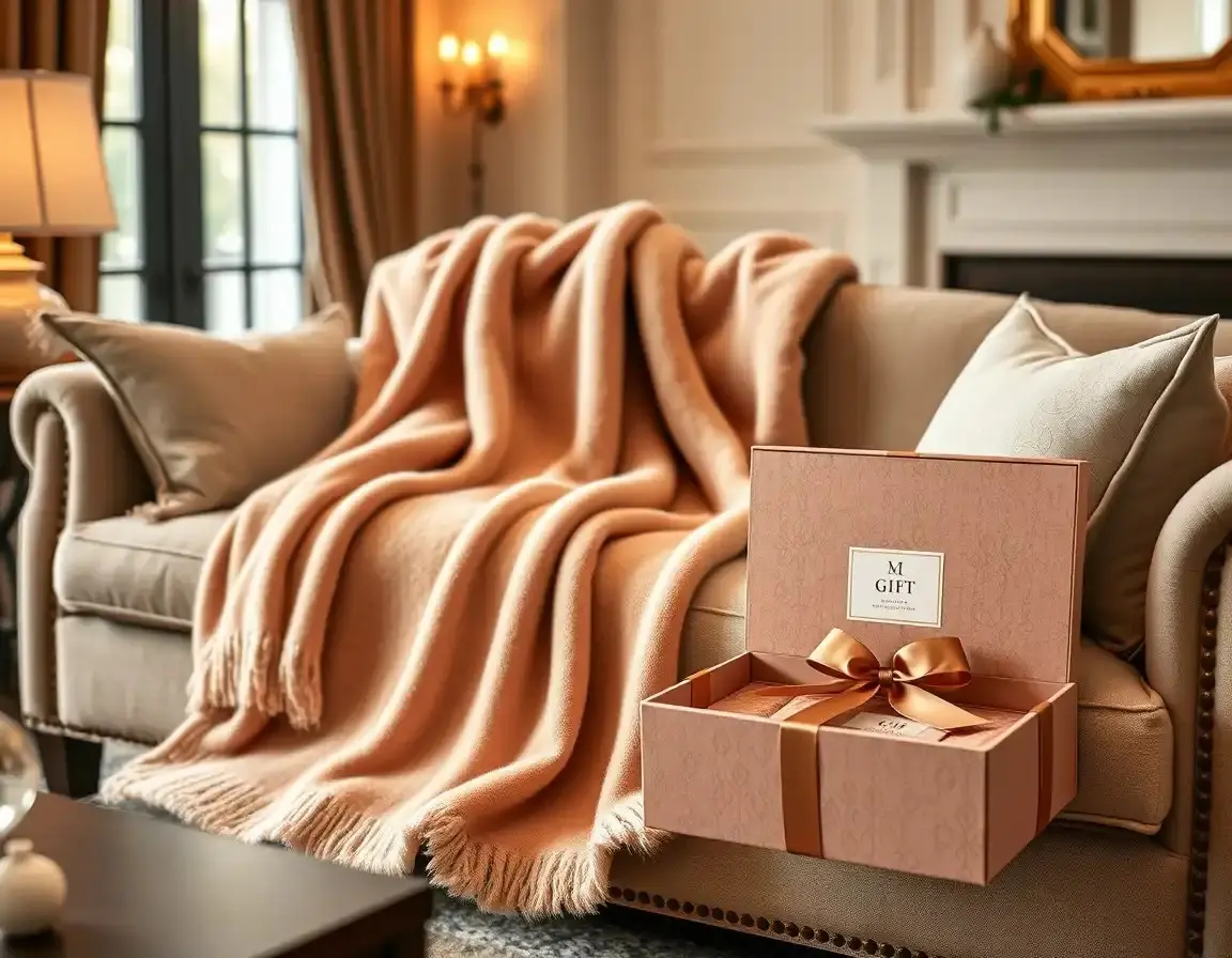 Kuschelige Kaschmir Decke