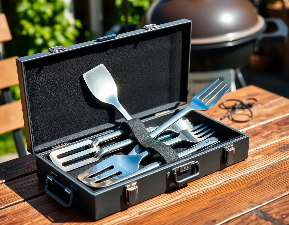Premium Edelstahl BBQ-Werkzeugset