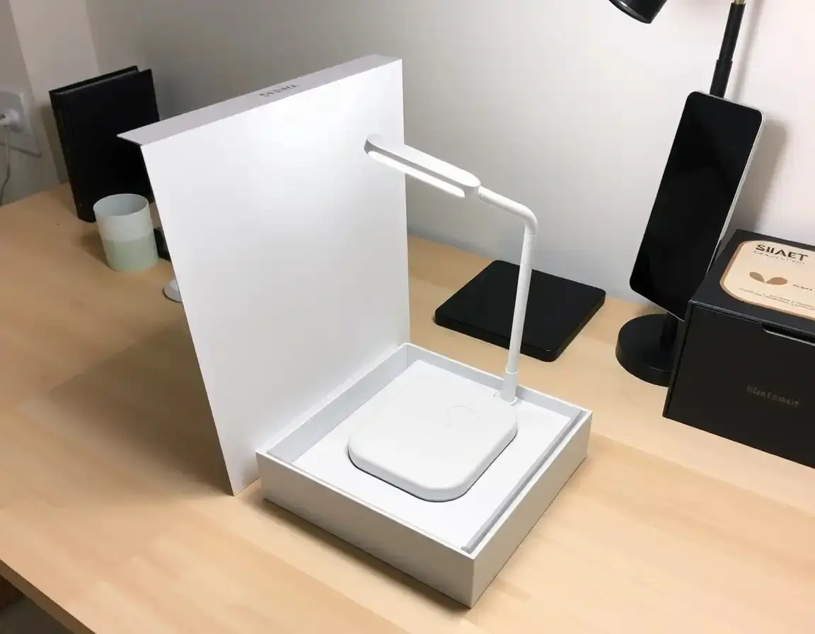 LED Schreibtischlampe mit kabellosem Laden