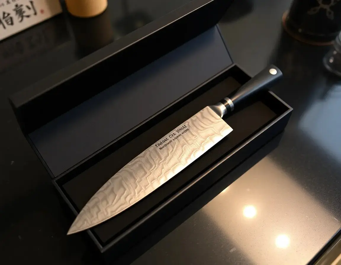 Japanisches Damaszener Stahl Kochmesser