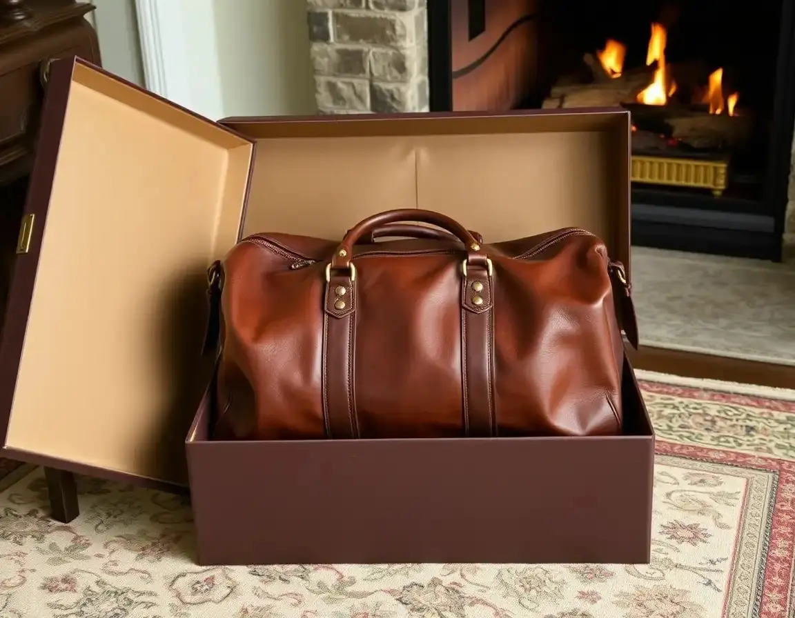 Vintage Stil Kunstleder Wochenend-Reisetasche