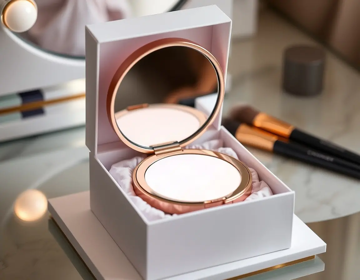 Rechargeable LED Compact Makeup Mirror