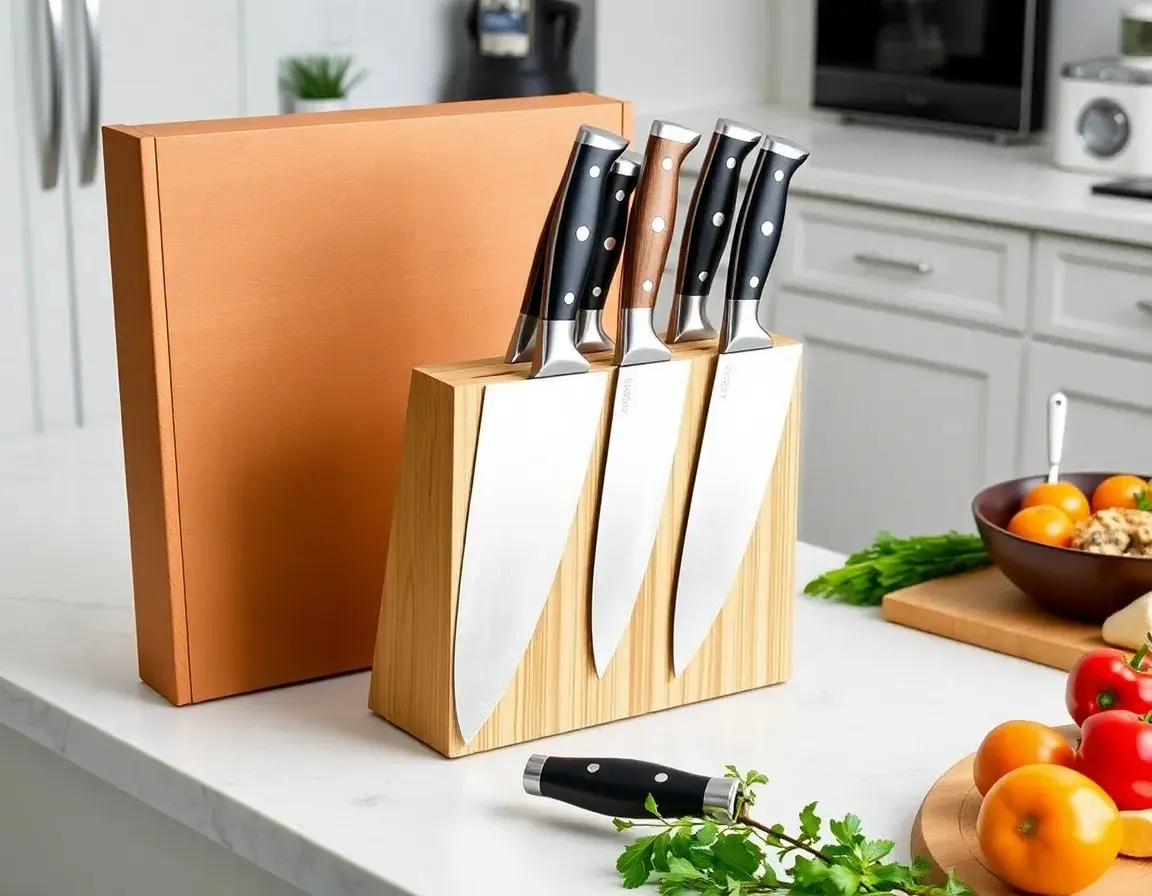 High-Quality Kitchen Knife Block Set