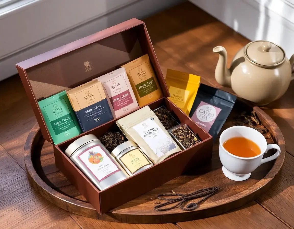 Premium Tee Geschenkbox für Teeliebhaber