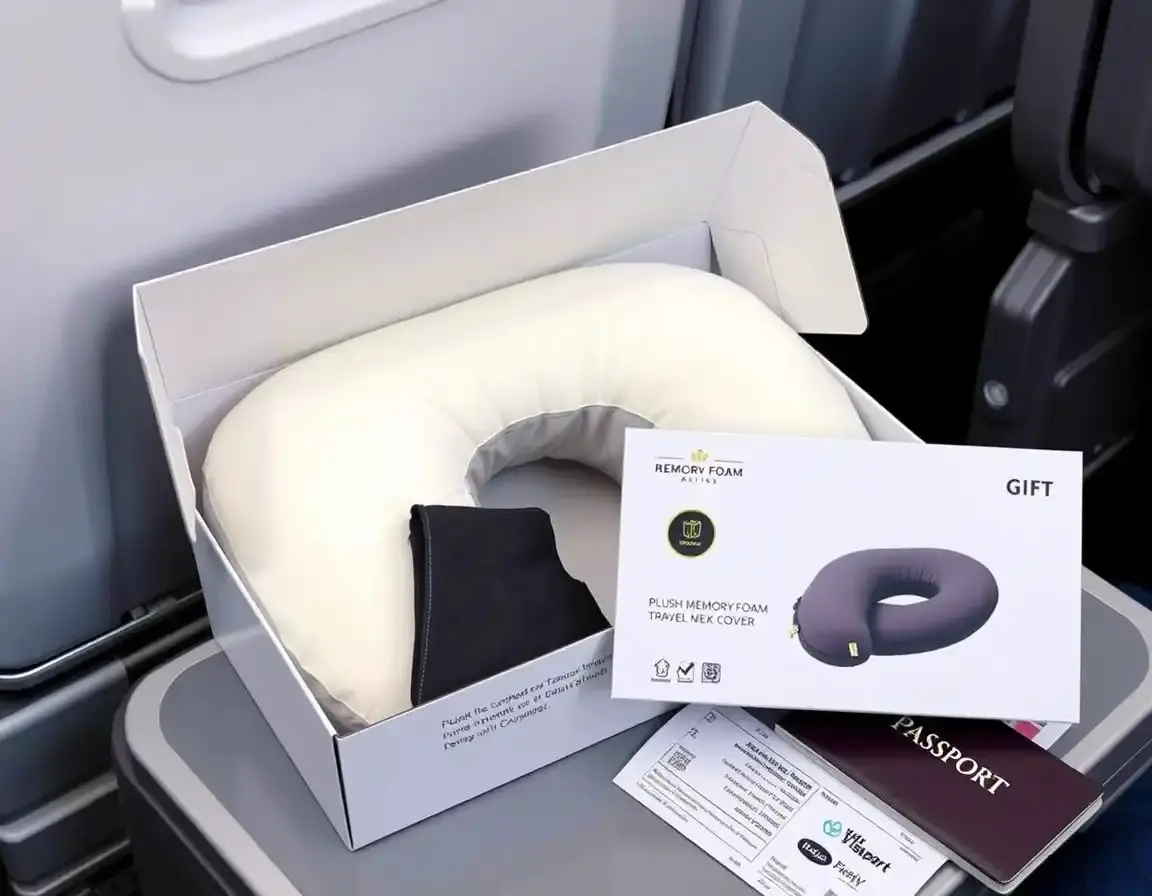 Memory Foam Nackenkissen für entspanntes Reisen