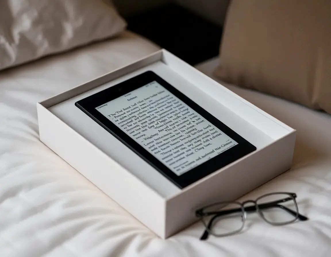 Large Print E-Reader with Adjustable Warm Light