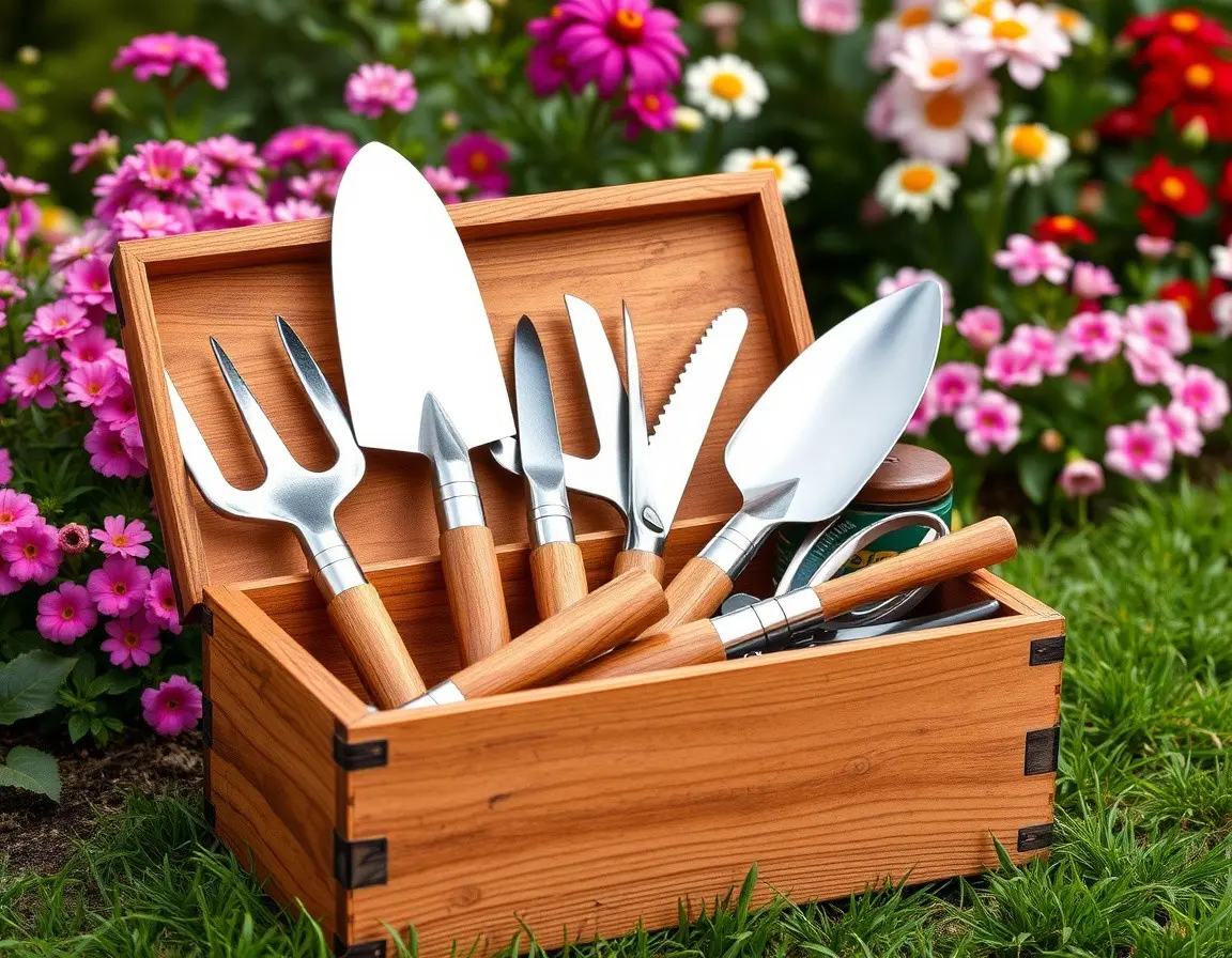 Luxury Garden Tool Set with Ergonomic Handles