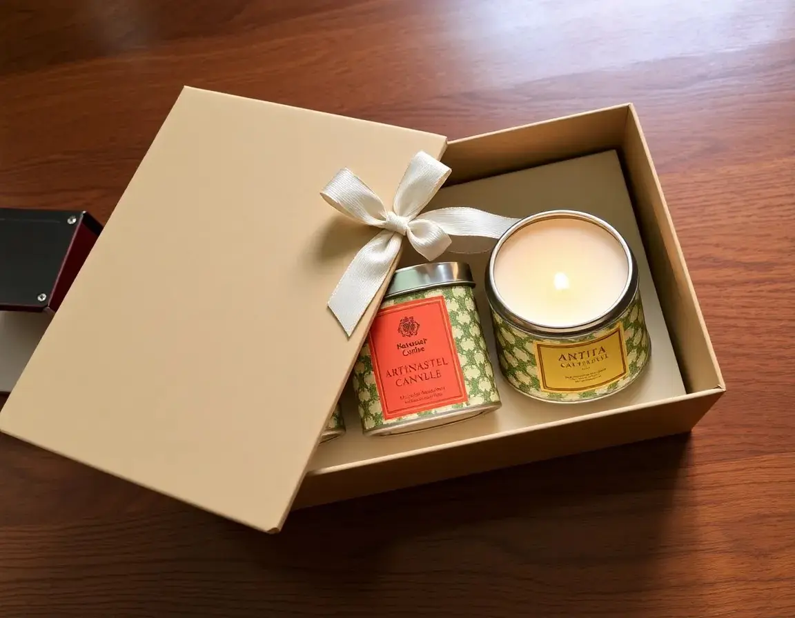 Duftkerzen Set in Ziertöpfen